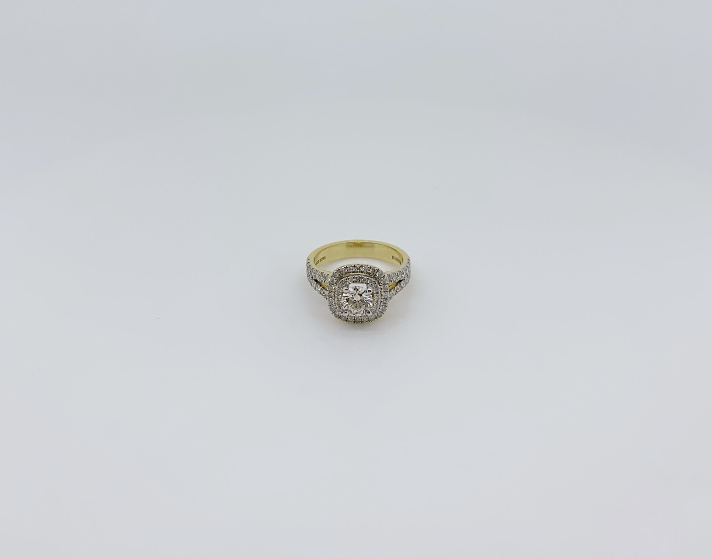 Cushion Halo Diamond Ring For Her - Image 3