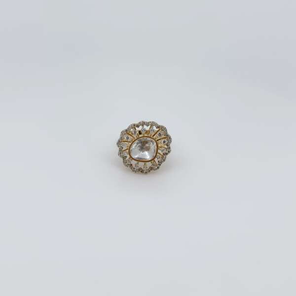 Floral Flare Diamond Ring
