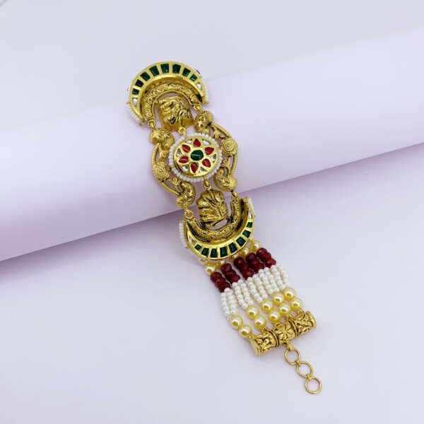 22K Rajgaj Heirloom Gold Bracelet