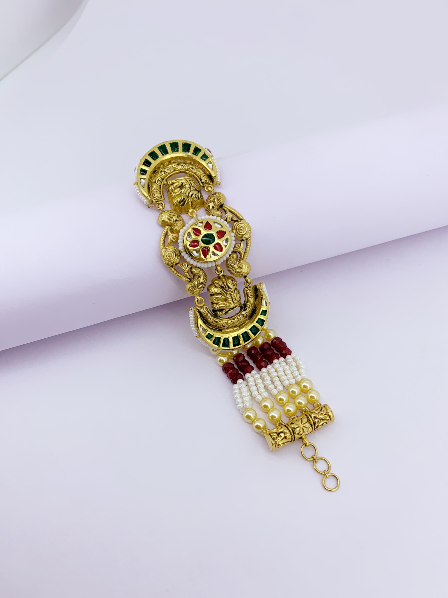 22K Rajgaj Heirloom Gold Bracelet