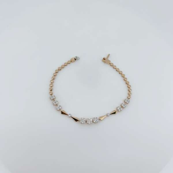 Linear Elagance Diamond Bracelet