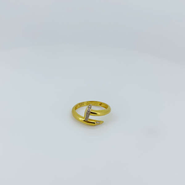 Aurora Wrap 22K Gold Ring