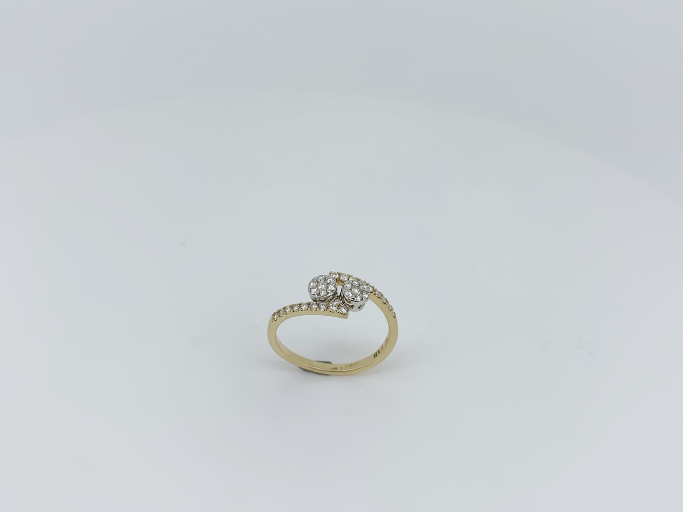 Swirl Bloom Diamond Ring For Her - Image 2