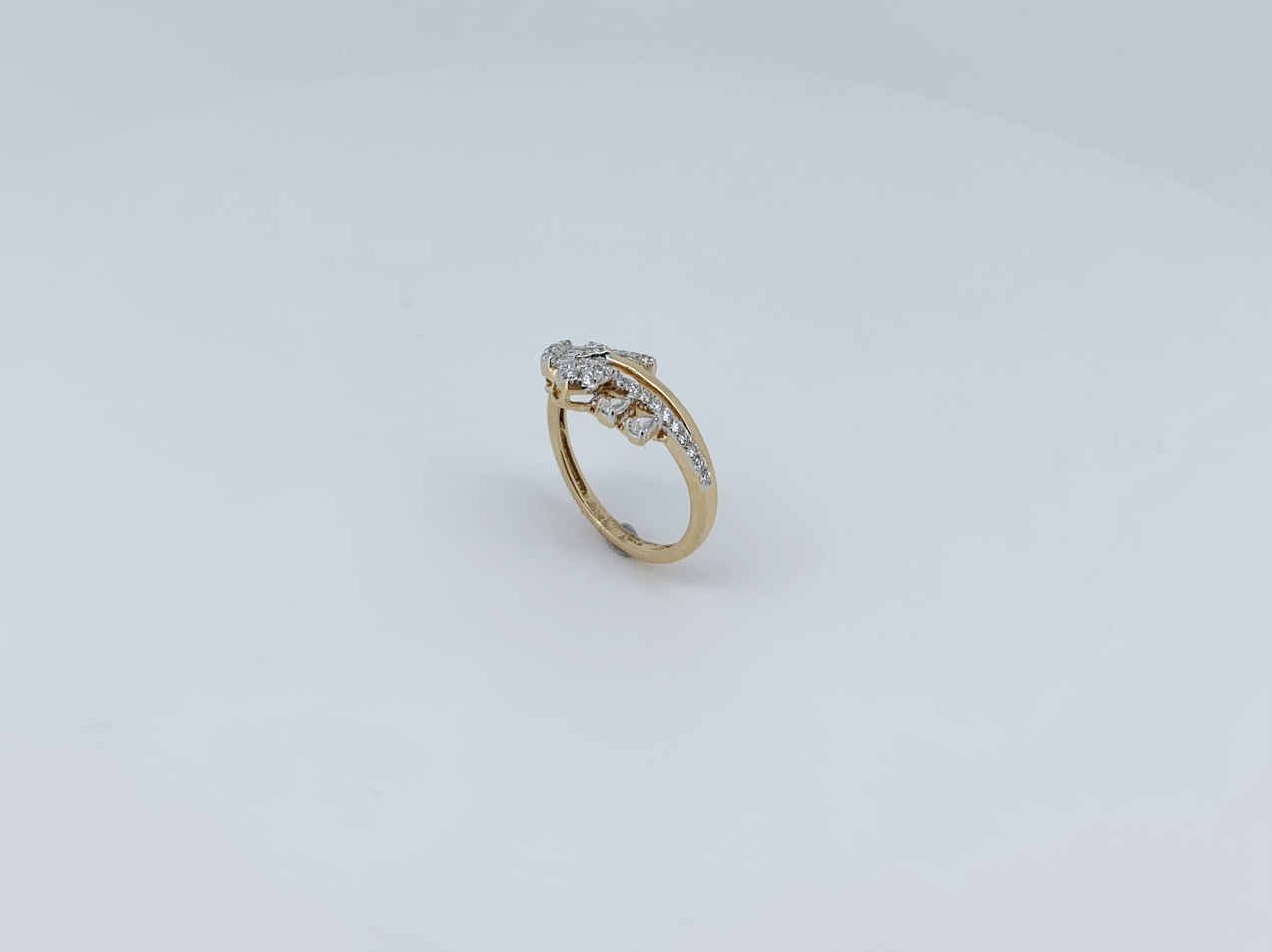Contemporary Modern Diamond Ring - Image 3