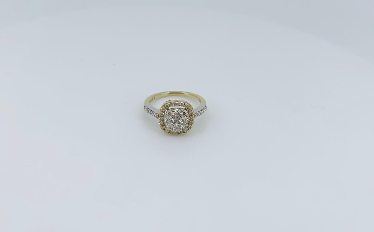 Radiant Aura Diamond Ring - Image 2